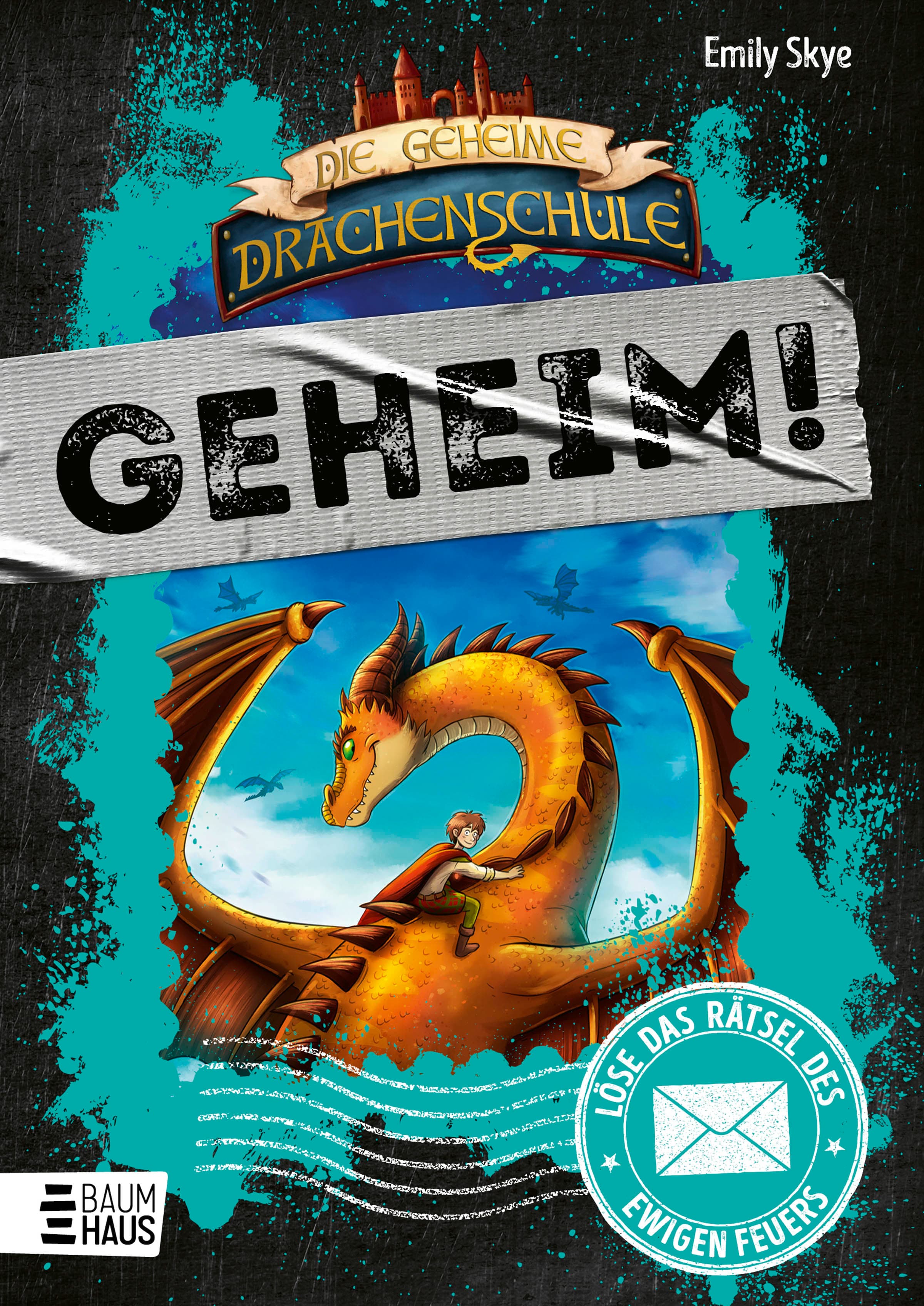 Produktbild: Die geheime Drachenschule: Löse das Rätsel des ewigen Feuers (9783833909177 )
